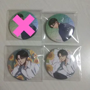 리바이 캔뱃지 3개 세트