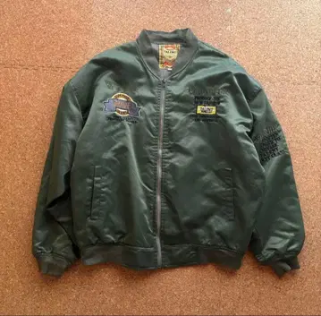 올리브 그린 MA-1 플라이트 자켓