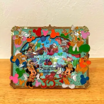 [ 새상품 ] 디즈니 포토 스탠드 사진 액자 포토 프레임 30주년