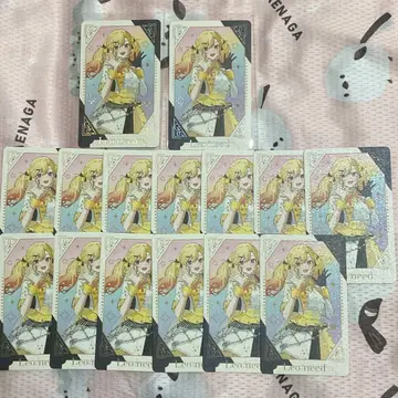 프로세카 텐마 사키 그리딩 카드 그리카 금박