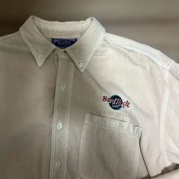 하드 록 카페 베이지 긴팔 워크 셔츠 M