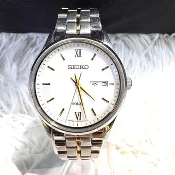 세이코 SEIKO 손목시계 스피릿 솔라 화이트 SBPX071