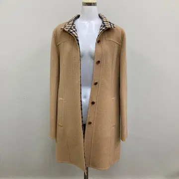 DAKS 베이지 울 코트 36 닥스