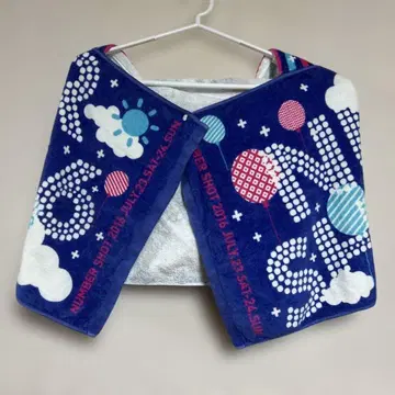 NUMBER SHOT 2016 후드 부착 타월