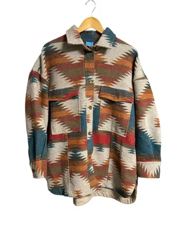 오션 퍼시픽 OP 네이티브 무늬 플란넬 자켓