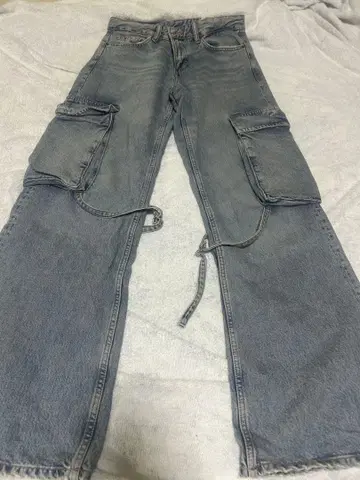 ZARA 그레이 카고 팬츠 EUR 36