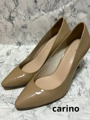 carino 에나멜 스틸레토 펌프스