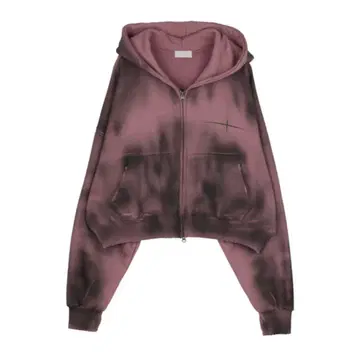 TOTAL ANARCHY 핑크 후드티 숏