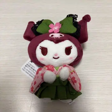 쿠로미 벚꽃 기모노 말차 봉제 인형 마스코트 기모노 마스코트