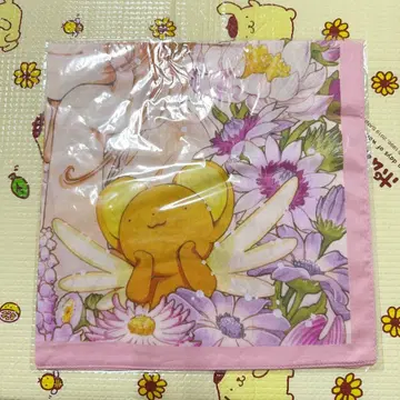 CLAMP전 카드캡터 사쿠라 프린트 손수건