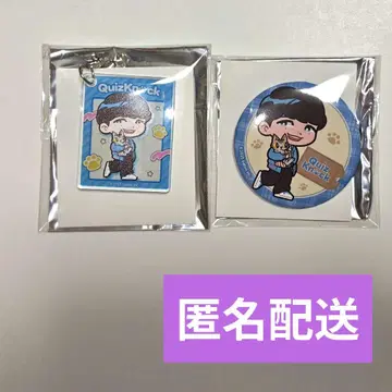 QuizKnock 동문 마네키네코 콜라보 아크릴 키링 캔뱃지
