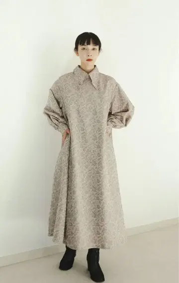 foufou jacquard button down one piece