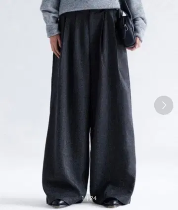 SINSS 3턱 와이드 스트레이트 슬랙스