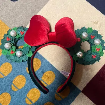디즈니 머리띠 크리스마스 리스