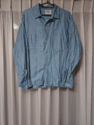 50-60svintage harper 오픈 카라 셔츠 개금 프린트