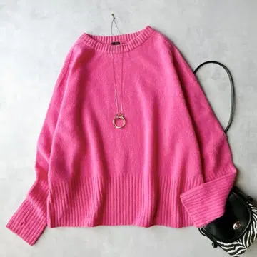 22AW 스픽앤스팬 Spick&Span 롱 리브 풀오버 핑크