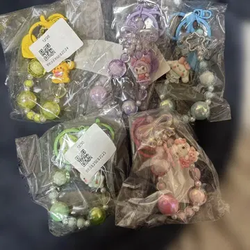 산리오 캐릭터 스트랩 5개 세트