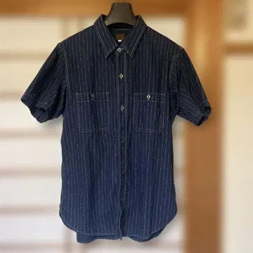 디럭스웨어 DELUXEWARE 워배시 반팔 셔츠 ( XL )