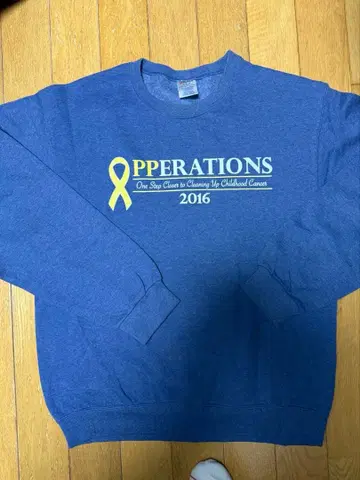 네이비 맨투맨 2016년 프린트 포함