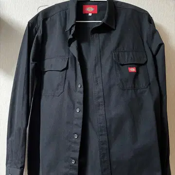Dickies 긴팔 셔츠 블랙 XL