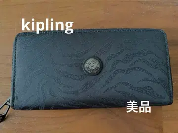 새상품급 kipling 블랙 장지갑 키플링