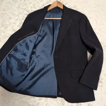[ 새상품급 울 ] 존 피어스 테일러드 자켓 네이비 L