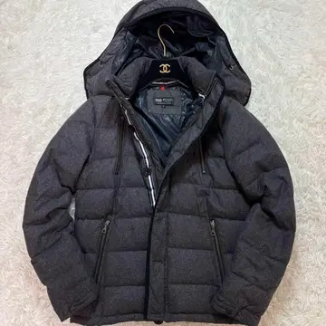 BEAMS HEART 스퀘어 퀼트 다운 자켓