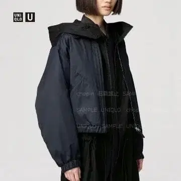 집업 숏 블루종 women UNIQLO U