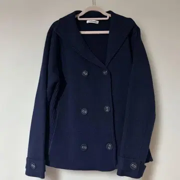 뉴요커 15호 네이비 니트 코트 가디건