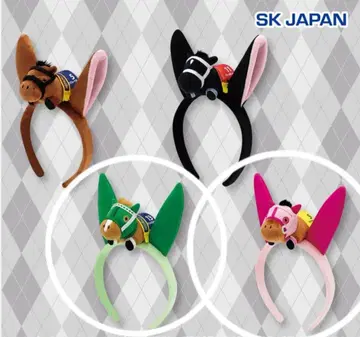 마스코트 부착 머리띠 사일런스 스즈카 하루 우라라 2종 세트