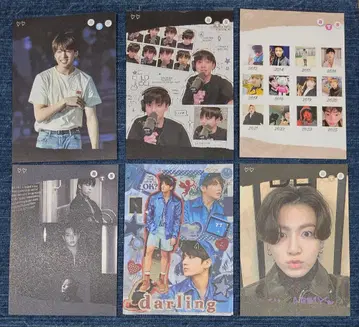 5세트 BTS 정국 메모장 5장씩 30장 한국 제작자님