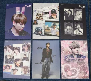 5세트 BTS 정국 메모장 각 5매 총 30매 한국 제작자님