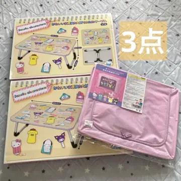 산리오 접이식 테이블 창문형 수납 박스