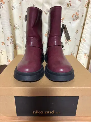 새상품 niko and - 오리지널 벨트 포함 워크 부츠 L 사이즈