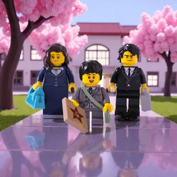 레고 미니 피규어 수험 패밀리