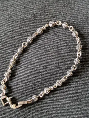 마카사이트 실버 팔찌