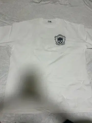 DALL 스컬 프린트 T셔츠 화이트