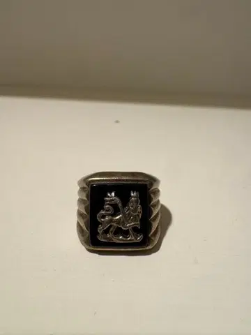 실버 925 골드링 16호