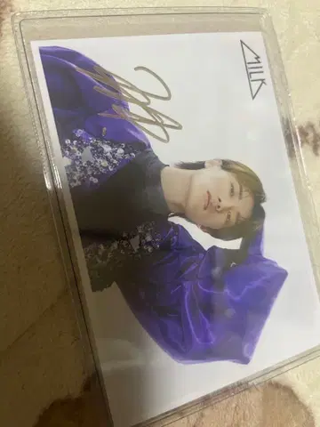 야마나카 유타로 M!LK 친필 사인 브로마이드 60번째 61번째