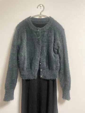 가디건 니트 원피스 세트 nano universe