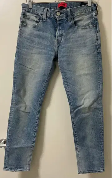 RED CARD 라이트 블루 슬림핏 데님