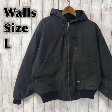 덕 액티브 자켓 계열 블랙 오버 사이즈 L 울즈 남성용 구제 의류