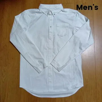 [컨디션 최상] Titlest 남성용 화이트 긴팔 셔츠 L