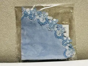 치카자와 레이스 미사용 새상품 타월 손수건 스노우맨