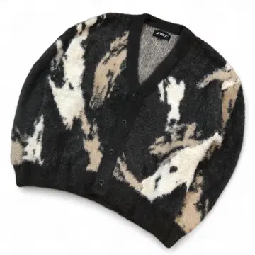 AVIREX 샤기 가디건 마블