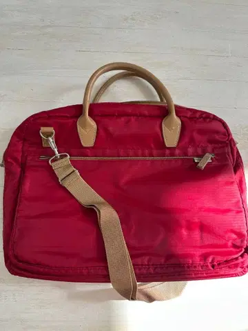 레드 나일론 비즈니스 백