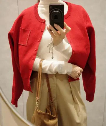 donoban 미니 포케 컬러 가디건