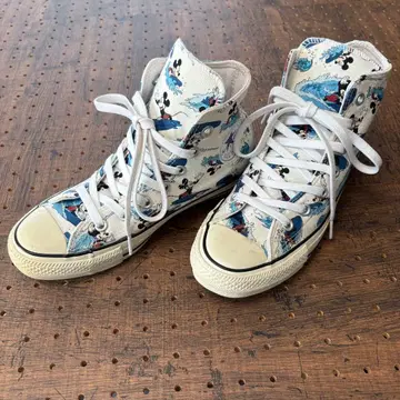 컨버스 올스타 100주년 미키마우스 HI 블루 24.5