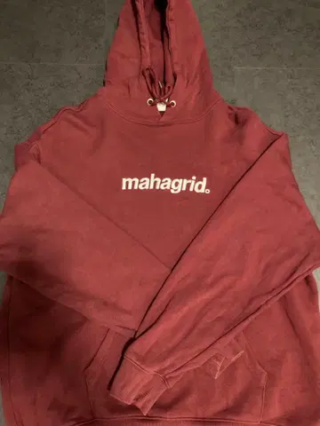 mahagrid. 후드티 XL 버건디