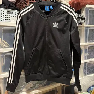 adidas 블랙 트랙 자켓
